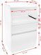 Activeshop Szafka Azzurro midi 970 biała + 8