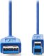 Kabel USB Nedis USB-A - USB-B 3 m Niebieski (CCGP61100BU30) 9