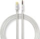 Kabel Nedis Nedis CCTB65940AL10 kabel audio 1 m USB C 3.5mm Aluminium 2