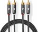 Kabel Nedis RCA (Cinch) x2 - RCA (Cinch) x2 2m szary (CATB24200GY20) 1