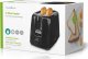 Toster Nedis Nedis KABT150EBK toster 6 2 kaw. 700 W Czarny 13