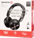 Słuchawki Swissten Swissten TRIX Słuchawki Bezprzewodowy Opaska na głowę Muzyka Bluetooth Czarny 24