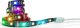 Nedis Nedis BTLS20RGBW LED strip Niebieski, Zielony, Czerwony, Ciepłe białe 2700 K 4 W F 1