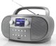Wieża Soundmaster Soundmaster SCD7600TI przenośny system stereo Analogowe i cyfrowe 4 W DAB+, FM Tytan Odtwarzacz mp3 2