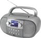 Wieża Soundmaster Soundmaster SCD7600TI przenośny system stereo Analogowe i cyfrowe 4 W DAB+, FM Tytan Odtwarzacz mp3 3