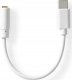Adapter USB Nedis Nedis CCGB65950WT01 zmieniacz płci / kabli USB A 3.5mm Biały 4