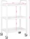 Activeshop Stolik pomocnik kosmetyczny HS-09 biały 3