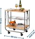 Wenko Stolik barowy na kółkach DELUXE DINETT, WENKO 4
