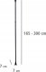 Wenko Drążek do garderoby, szyna do szafy HERKULES 165-300 cm, WENKO, WENKO 6