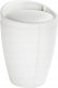 Wenko Skórzana pufa CANDY WHITE - kosz na pranie, 2 w 1, WENKO 1