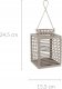 Home Styling Collection Lampion metalowy z ozdobnym uchwytem, szary 2
