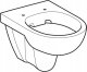 Miska WC Geberit Geberit lejowa, wisząca miska WC Selnova Rimfree 500.265.01.1 2