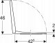 Deska sedesowa Geberit Geberit deska sedesowa Selnova Square, mocowanie od góry 500.336.01.1 6