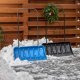 Kadax KADAX Łopata Zgarniacz Do Śniegu Pług Na Kółkach + Skuwacz Zbijak Lodu 25cm 11