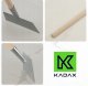 Kadax KADAX Łopata Do Śniegu Do Odśnieżania Szufla Solidna + Skuwacz Do Lodu 25cm 6