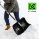 Kadax KADAX Łopata Do Śniegu Do Odśnieżania Szufla Solidna + Skuwacz Do Lodu 25cm 7