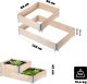 Kadax KADAX Zest Nadstawka palet 120x80x20cm + 60x80x20c 1