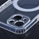 OEM Futerał CLEAR MAG COVER z ochroną aparatu kompatybilny z MagSafe do IPHONE 12 transparentny 2