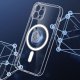 OEM Futerał CLEAR MAG COVER z ochroną aparatu kompatybilny z MagSafe do IPHONE 12 transparentny 9