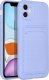 OEM Futerał CARD CASE do IPHONE 11 fioletowy 2