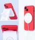 OEM Futerał SILICONE MAG COVER kompatybilny z MagSafe do IPHONE 13 Pro czerwony 8