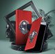 OEM Kabura FANCY Book do HONOR 90 Lite czerwono granatowy 13
