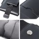 OEM Skórzana uniwersalna wsuwka z klapką - ROYAL / czarny - Rozmiar XL - IPHONE 11 / 12 / 13 / SAMSUNG S7 EDGE 6