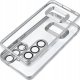 OEM Futerał GLAM do SAMSUNG A55 5G srebrny 2
