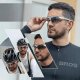 RockBros Okulary rowerowe Rockbros 10002 polaryzujące - białe 4