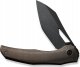 WE Knife Nóż składany We Knife Ignio Bronze Titanium, Black Stonewashed CPM 20CV by Toni Tietzel (WE22042B-2) 3
