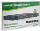 Switch InLine InLine® PoE++ Gigabit Network Switch 16 Port, 1Gb/s, 2x SFP, 48,26cm (19" 1U, brackets incl.), Metal, fan control, w/display, password protection, 300 10