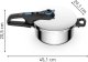 Tefal Szybkowar TEFAL Secure Trendy Pressure 4L P2580402 3