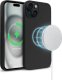 Crong Etui Color Cover Magnetic - iPhone 15 MagSafe Czarne 2