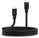 Kabel USB MediaRange USB-C - USB-C 3 m Czarny (MRCS218) 5