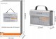SunnyLife Futerał Etui Case Na 3x Akumulator Ładowarka Do Dji Mini 4k / Air 3 / Avata 2 / Dc830-s 7