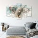 Feeby Obraz pięcioczęściowy Deco Panel, Sowa w locie (Rozmiar 150x100) 1