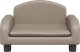 vidaXL Sofa dla dzieci, cappuccino, 50x40x30 cm, sztuczna skóra 2