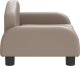 vidaXL Sofa dla dzieci, cappuccino, 50x40x30 cm, sztuczna skóra 3