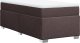 vidaXL Łóżko kontynentalne z materacem, brązowe, tkanina, 90x200 cm 9