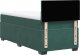 vidaXL Łóżko kontynentalne z materacem, zielone, aksamit, 90x200 cm 8