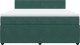 vidaXL Łóżko kontynentalne z materacem, ciemnozielone, 180x200 cm 6