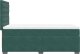 vidaXL Łóżko kontynentalne z materacem, zielone, aksamit, 90x200 cm 9