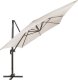 Springos Parasol ogrodowy 440 cm z pokrowcem duży na wysięgniku na balkon, taras ecru UNIWERSALNY 11