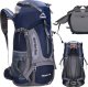 Plecak turystyczny Springos Plecak turystyczny 60 L trekkingowy wielofunkcyjny z gwizdkiem i osłoną przeciwdeszczową UNIWERSALNY 1