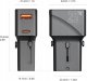 Mobile Origin Travel adapter 25W, EU/US/UK/AU, czarny (TAD25-2P-BLK) 10