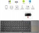 Farrot mini bt klawiatura membranowa zintegrowany składana touchpad 5