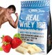 Real Pharm REAL PHARM REAL WHEY 100 KONCENTRAT BIAŁKA PROSZEK 700G - Dzika truskawka-biała czekolada 2