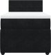 vidaXL vidaXL Łóżko kontynentalne z materacem, czarne, aksamit 90x200 cm 6