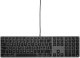 Klawiatura LMP Large Font USB Keyboard 110 keys wired USB keyboard with 2x USB and aluminum upper cover - Italian - space gray 2