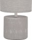 Lampka biurkowa Candellux Dina lampa biurkowa stołowa szara 41-24398 8